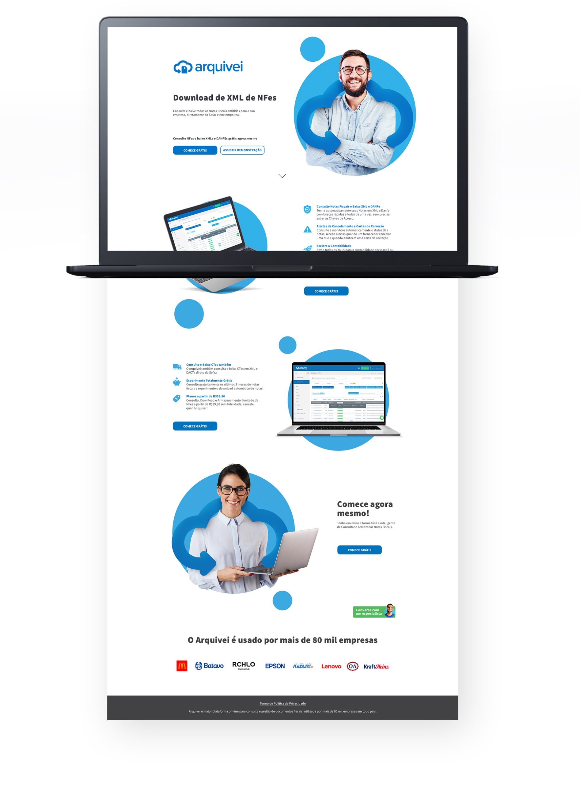 landing-page-arquivei